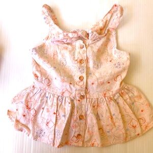 Vince Camuto Toddler Girl Size 6 Floral Cami Tank Top